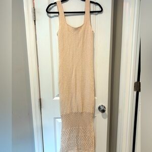 House of Harlow 1960 Tan Sheath Midi Dress